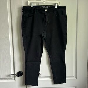 American Eagle black skinny jeans